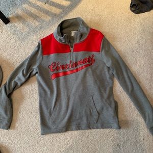 PINK Cincinnati Reds Quarter Zip